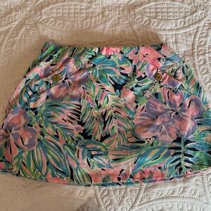 Lilly Pulitzer Pink and Green Skort